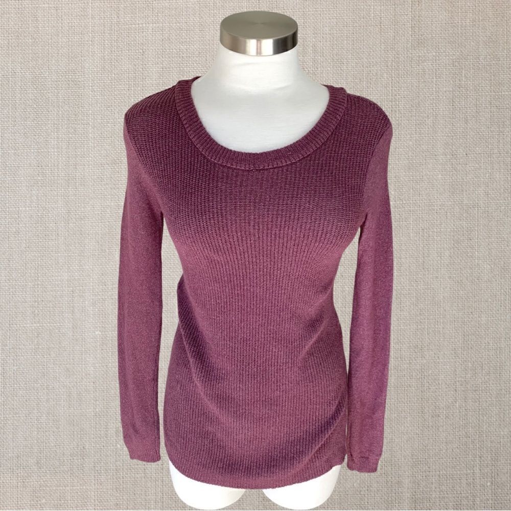 🌸3 for $30🌸 Garage Burgundy Knit Long Sleeve Top